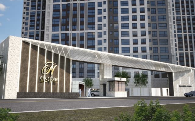 힐스테이트 출입구